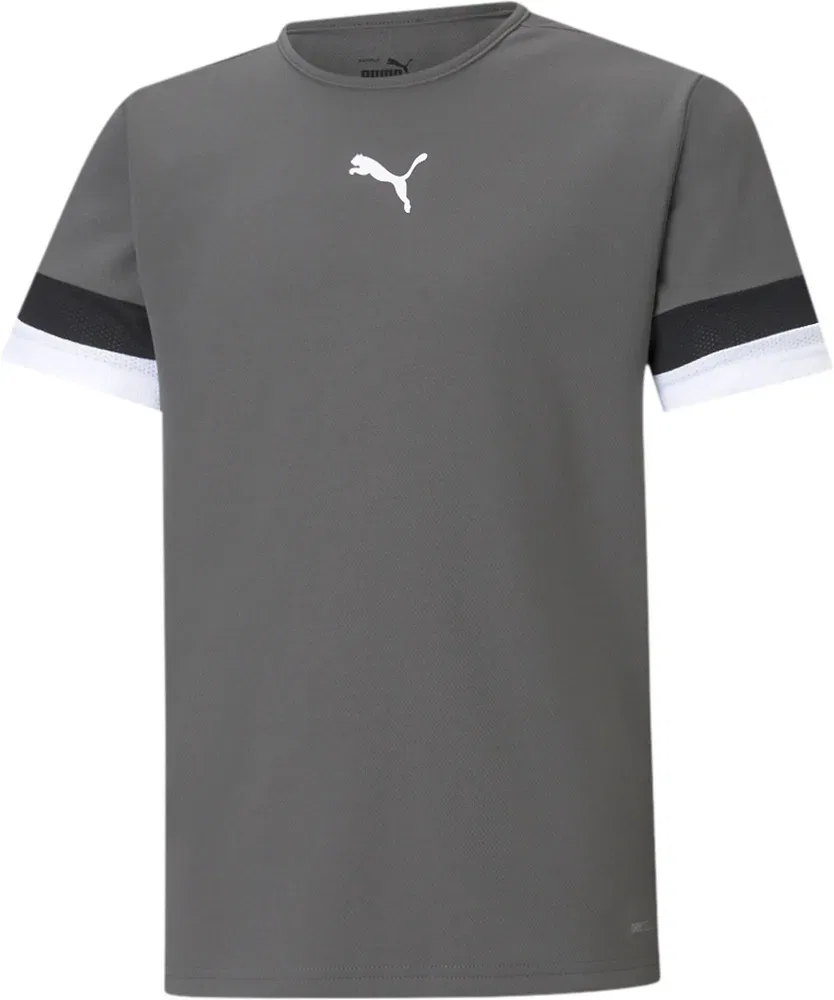Футбольная футболка TeamRISE Jersey Jr, Puma, серая