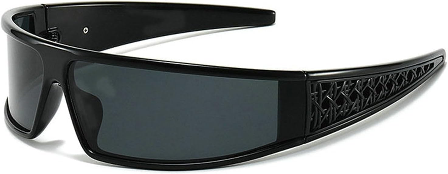 

Солнцезащитные очки Willochra Y2K для женщин и мужчин, модные прямоугольные, для велоспорта, черные, для активного отдыха и спорта, с защитой от ультрафиолета UV400, C1