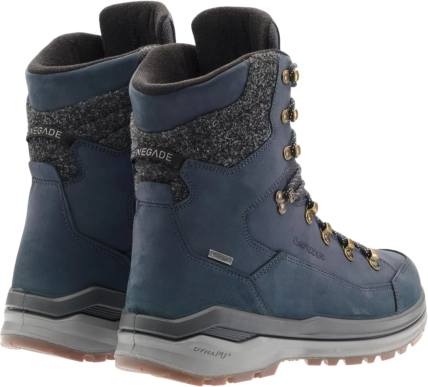 Ботинки LOWA Renegade Evo Ice 2 GTX High, Navy Grey — фото 4