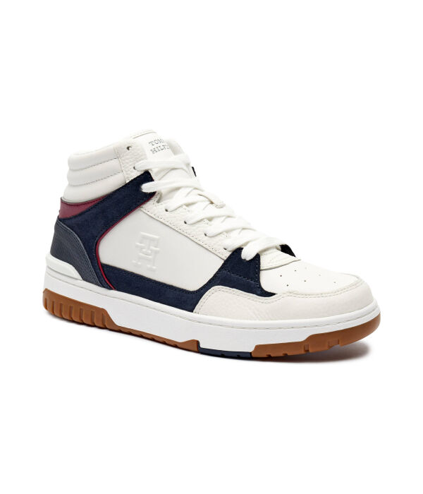 

Кожаные кеды баскетбол Tommy Hilfiger, белый