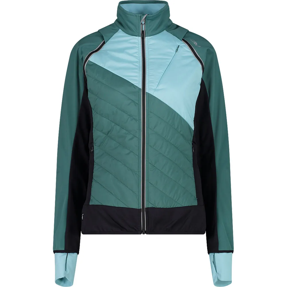 

Куртка CMP Detachable Sleeves 30A2276 softshell, зеленый