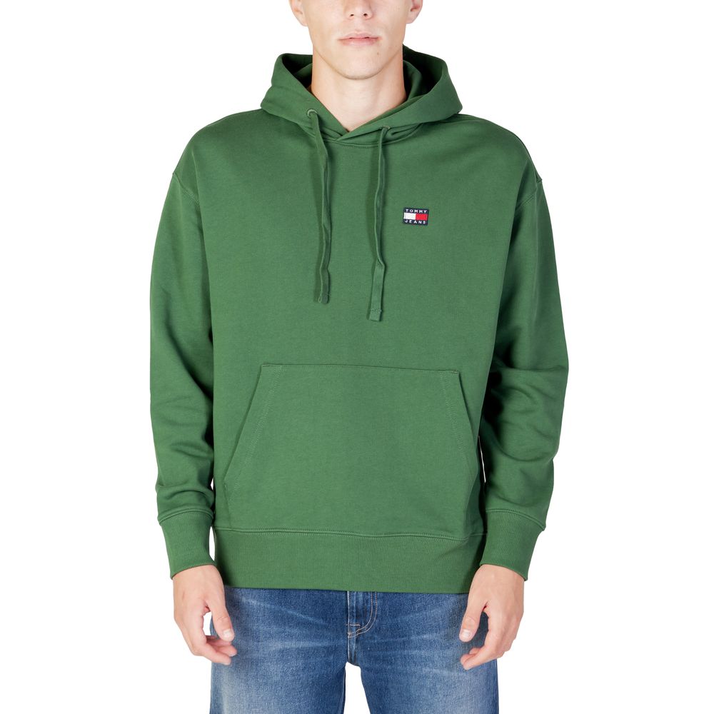 

Зеленый хлопковый свитер Tommy Jeans