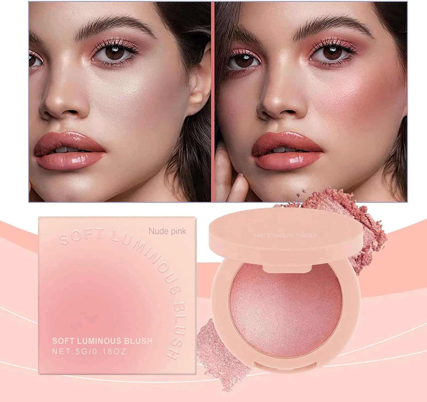 Румяна для лица Pink Blush 5g розовый — фото 2