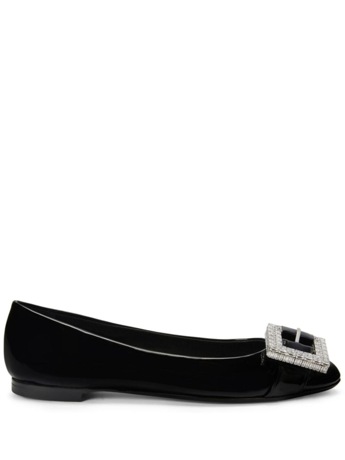 

Giuseppe Zanotti балетки с пряжкой, черный