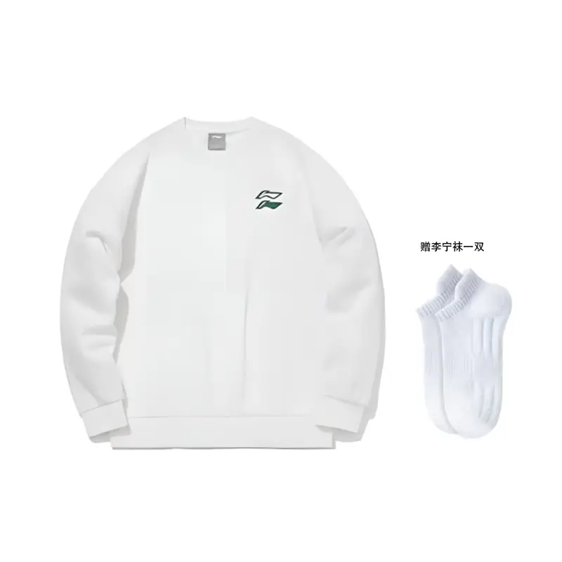 

Спортивная мода коллекция свитшот men's LINING, слоновая кость