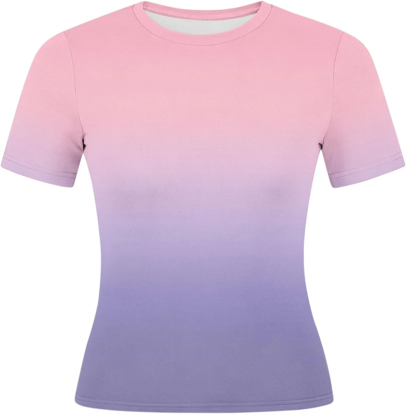 Женская футболка с коротким рукавом, летний кроп-топ, Slim Fit, для тренировок — фото 4