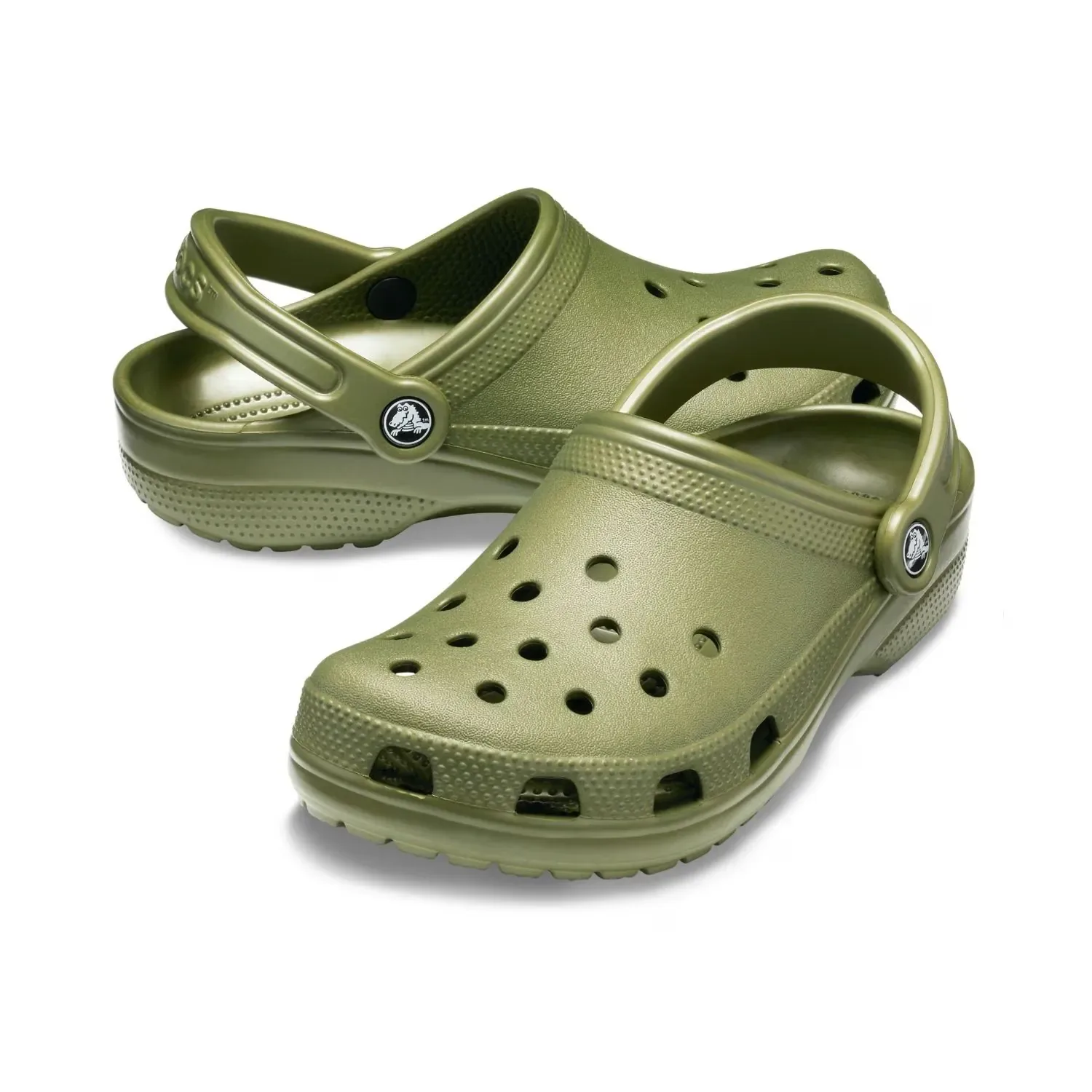 Мужские сабо Classic Clog Crocs, зеленый — фото 2