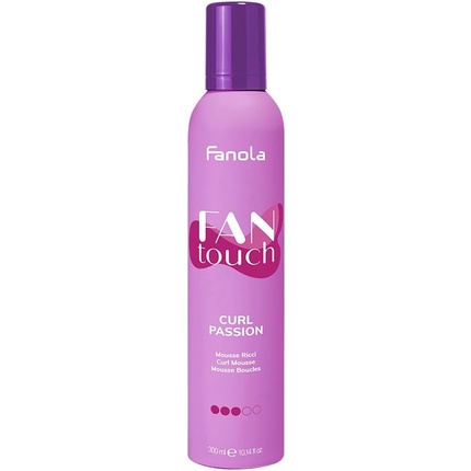 

Fantouch Curl Passion Мусс для вьющихся волос для дисциплинирования и придания формы натуральным или завитым локонам, 300 мл, Fanola