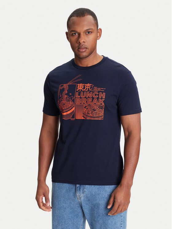 

Футболка свободного кроя 3I1XU10A4 United Colors Of Benetton, синий