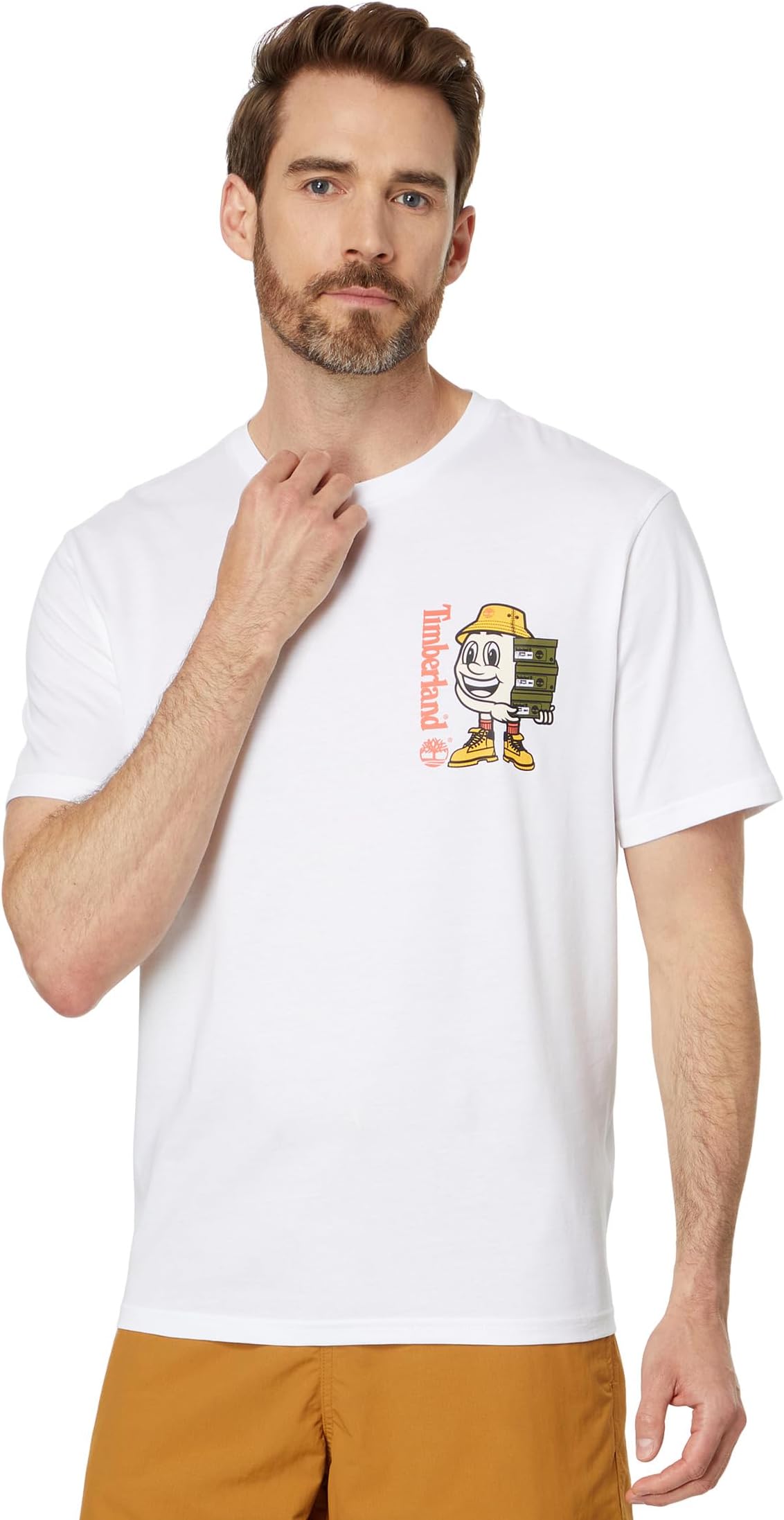 

Футболка Timberland Shoe Box Graphic Tee, белый