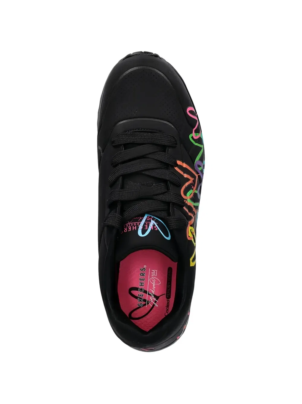 Кроссовки на шнуровке JGoldcrown Street Uno Spread the Love Skechers, черный — фото 4