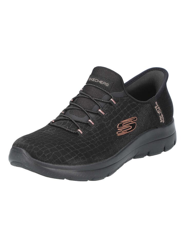 Низкие кроссовки Skechers SUMMITS CLASSY NIGHT, цвет black/gold