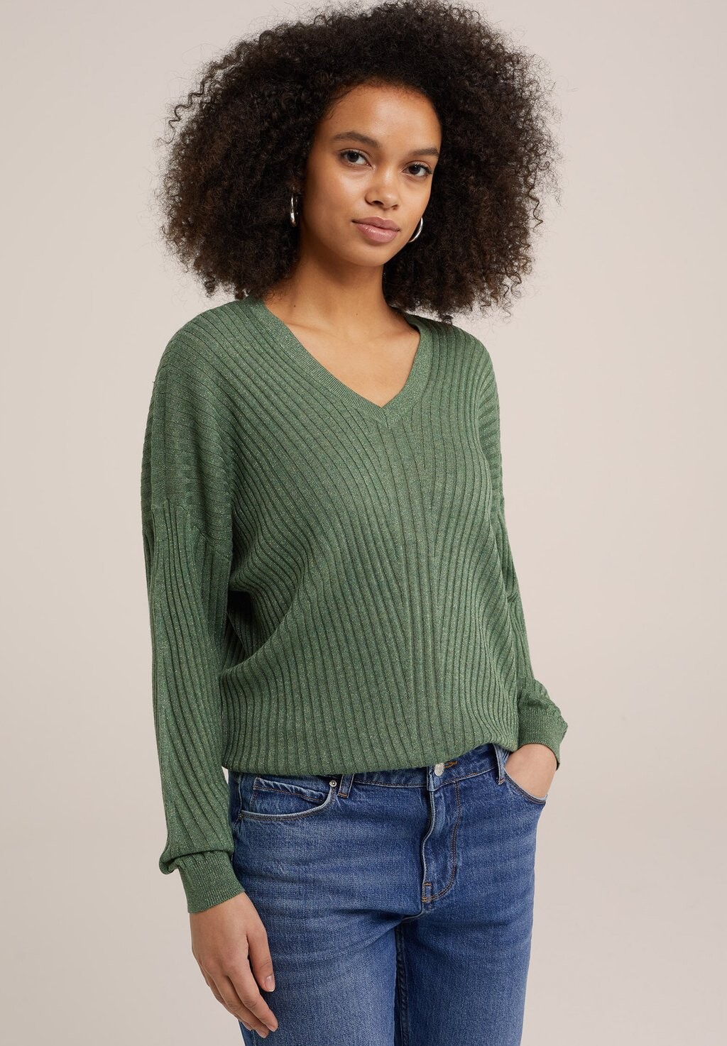 

Вязаный свитер WE Fashion, цвет green