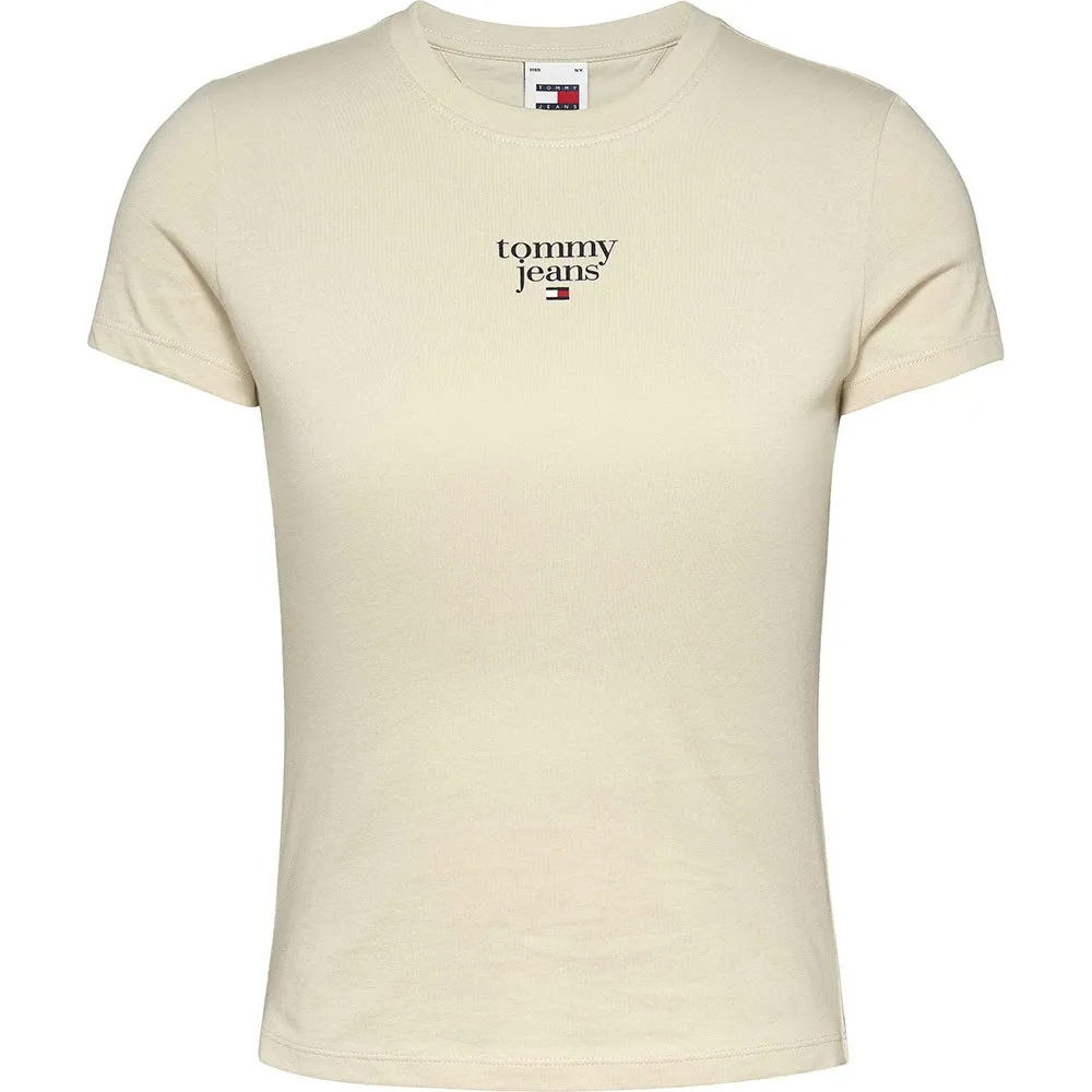 

Футболка Tommy Jeans Essential Logo1 Ext, бежевый