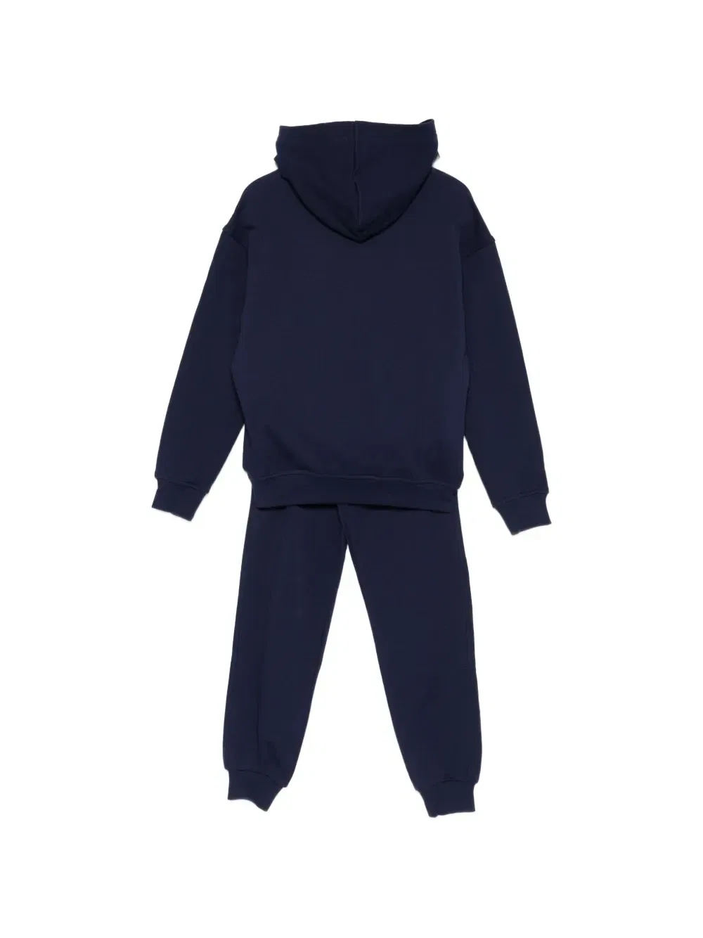 Спортивный костюм с капюшоном и графичным принтом Moschino Kids, синий — фото 2