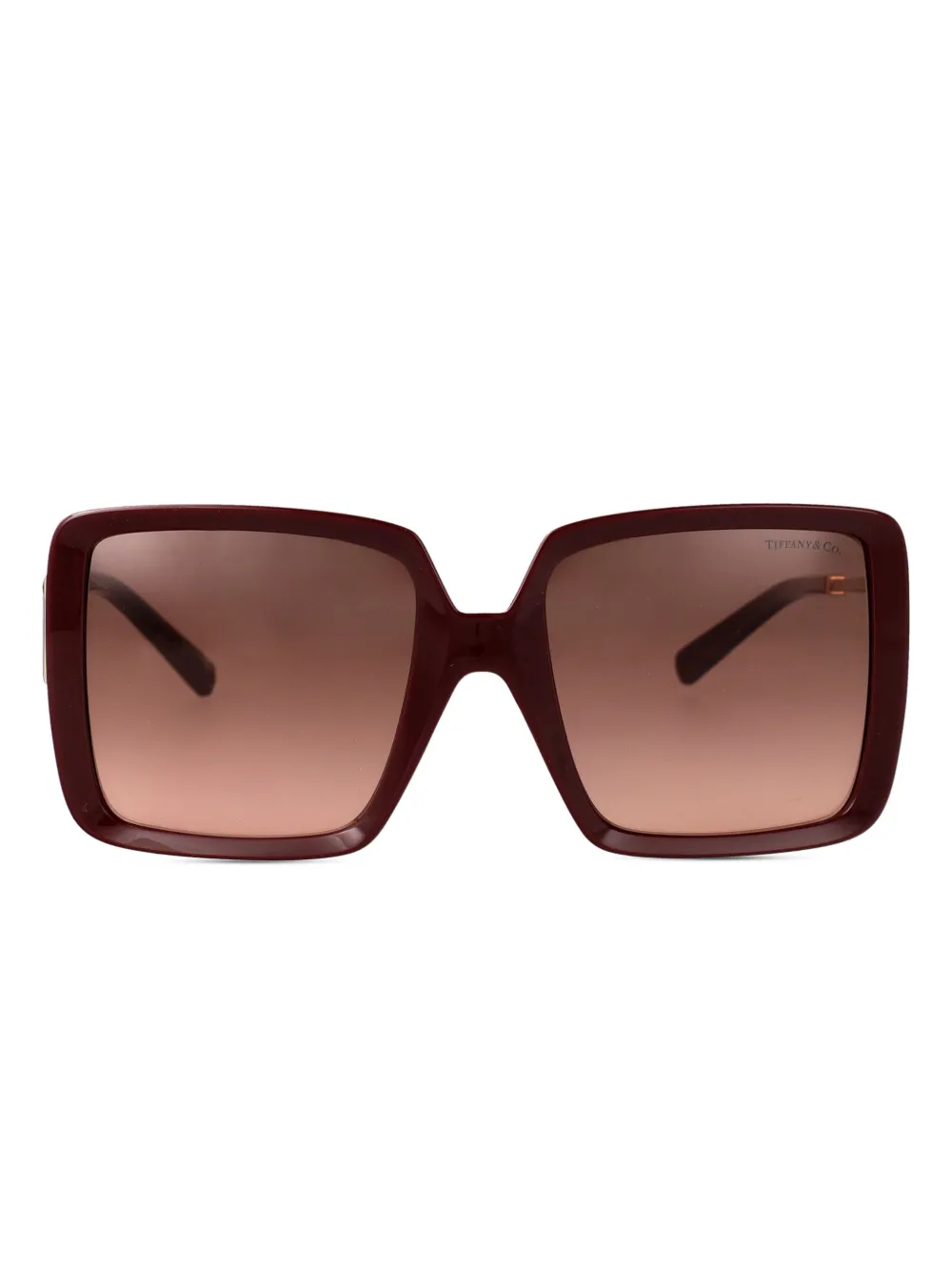 

Солнцезащитные очки в квадратной оправе Tiffany & Co Eyewear, красный