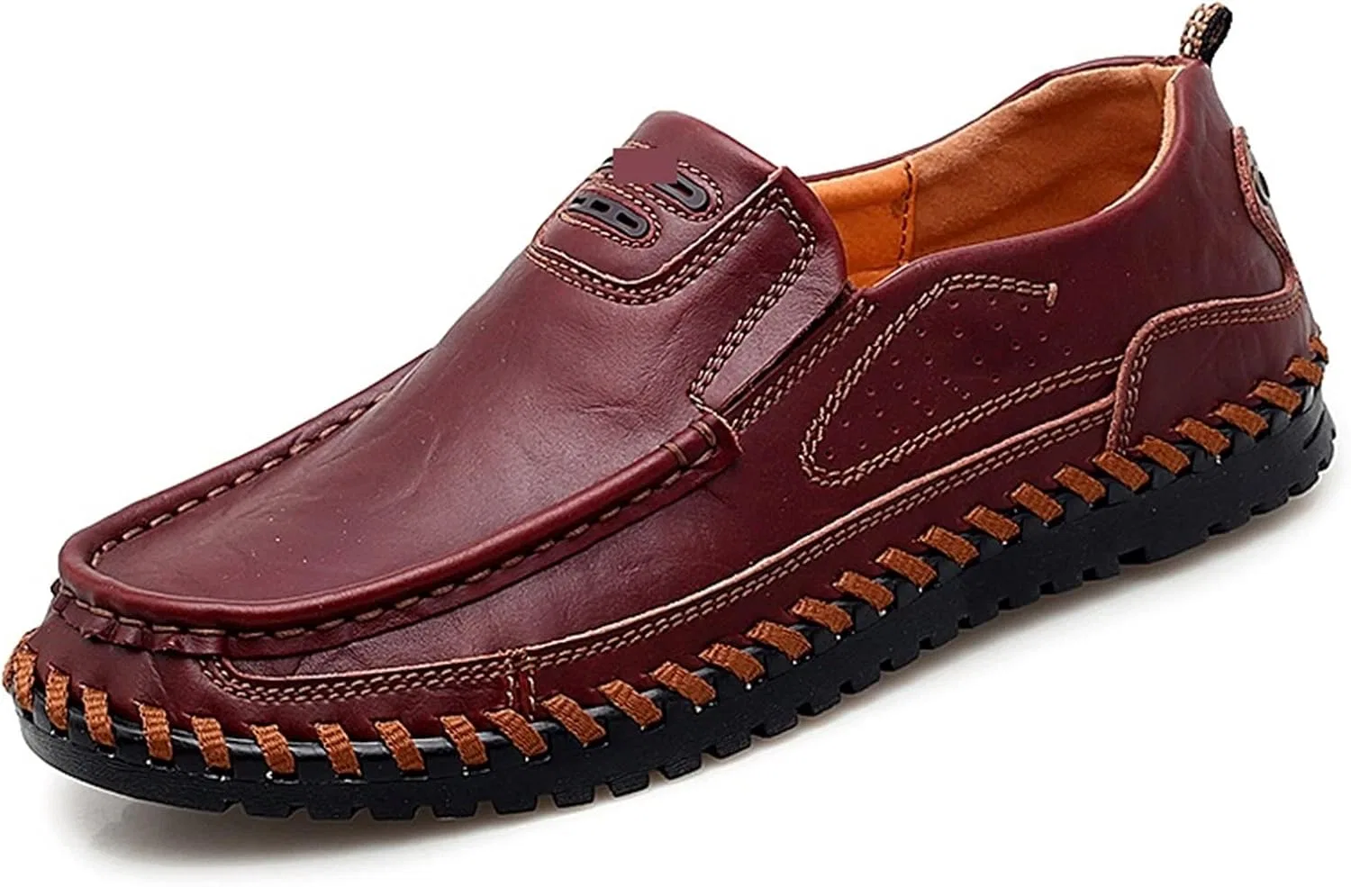Туфли Men's Shoes, Men's Leather Shoes, Men's Casual Shoes, Men's Casual Shoes, Men's Shoes Generic, Weinrot