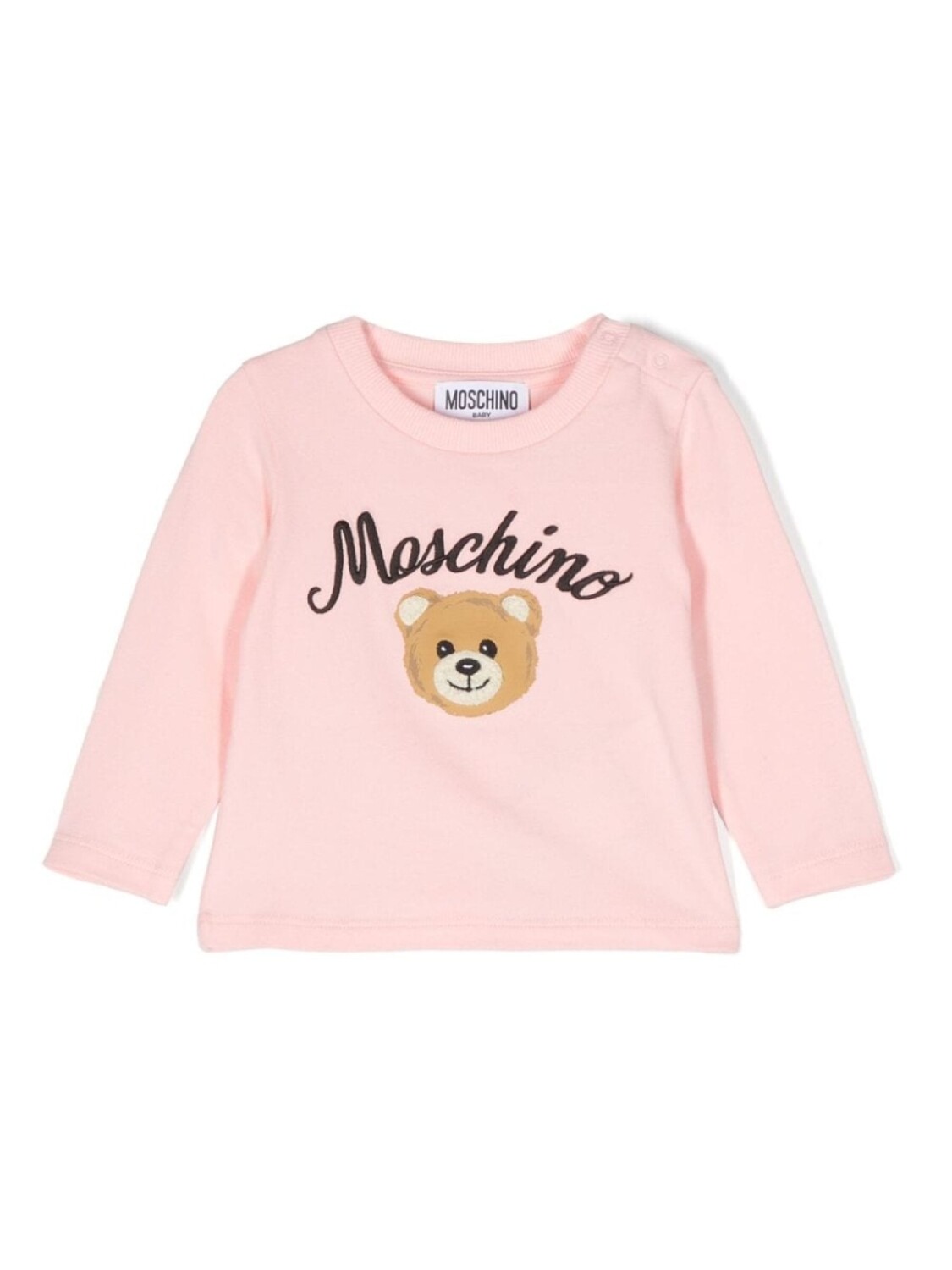 

Moschino Kids толстовка с логотипом, розовый