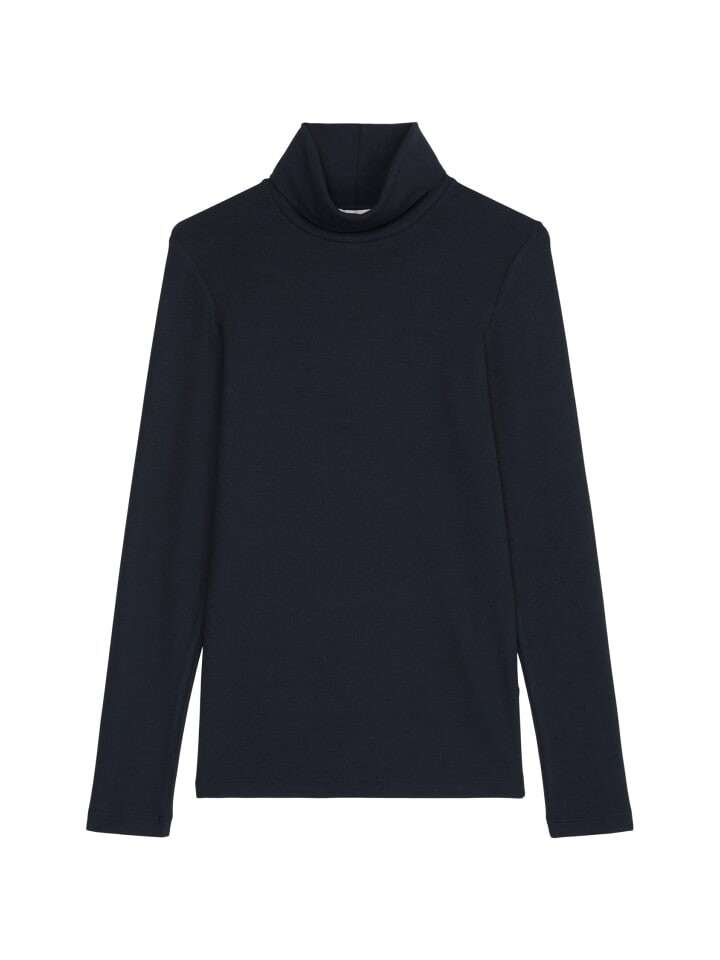 

Футболка Marc O'Polo Rollkragen Longsleeve regular, цвет deep blue sea