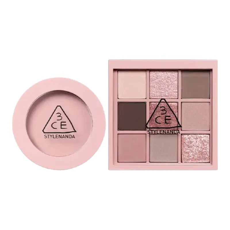 

Тени для век и румяна Velour, набор из двух предметов для осветления тона кожи 3CE