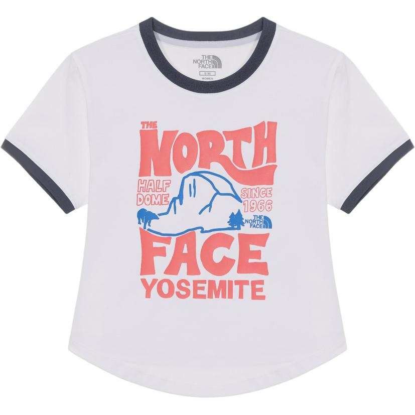 

THE NORTH FACE Футболка женская белая, Белый, THE NORTH FACE Футболка женская белая