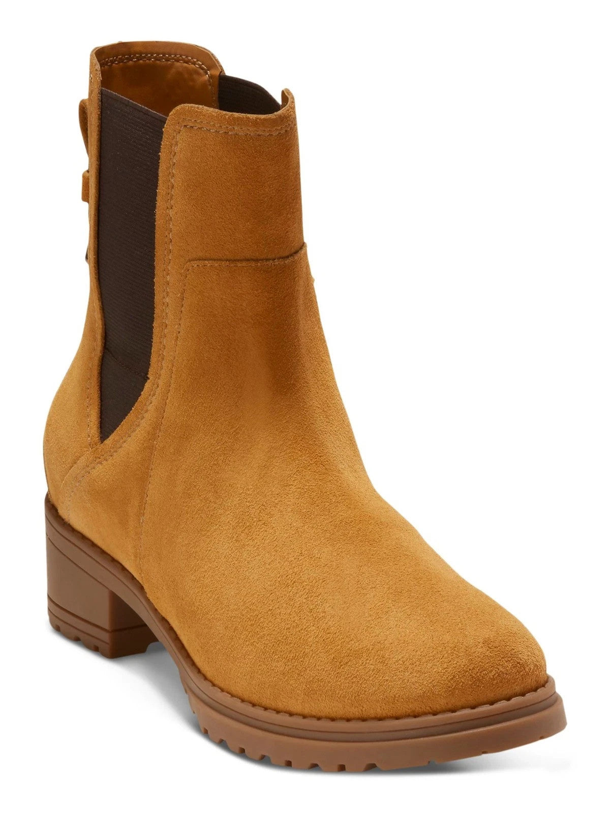Cole Haan Camea Ботинки женские коричневые кожаные с круглым носком — фото 4