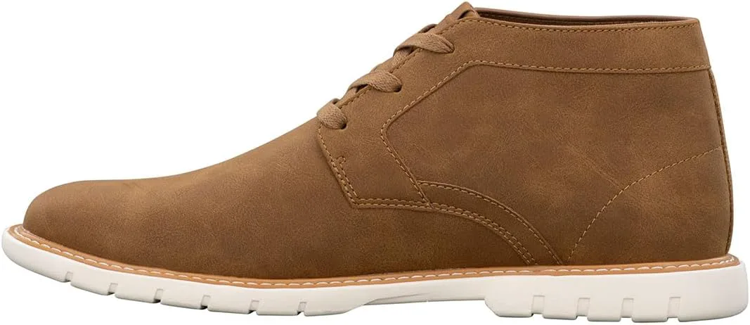 Мужские повседневные ботинки Ben Sherman Whitby с круглым носком - коричневые, белый — фото 3