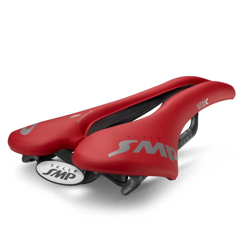 

Седло Selle SMP VT20C Carbon, красный