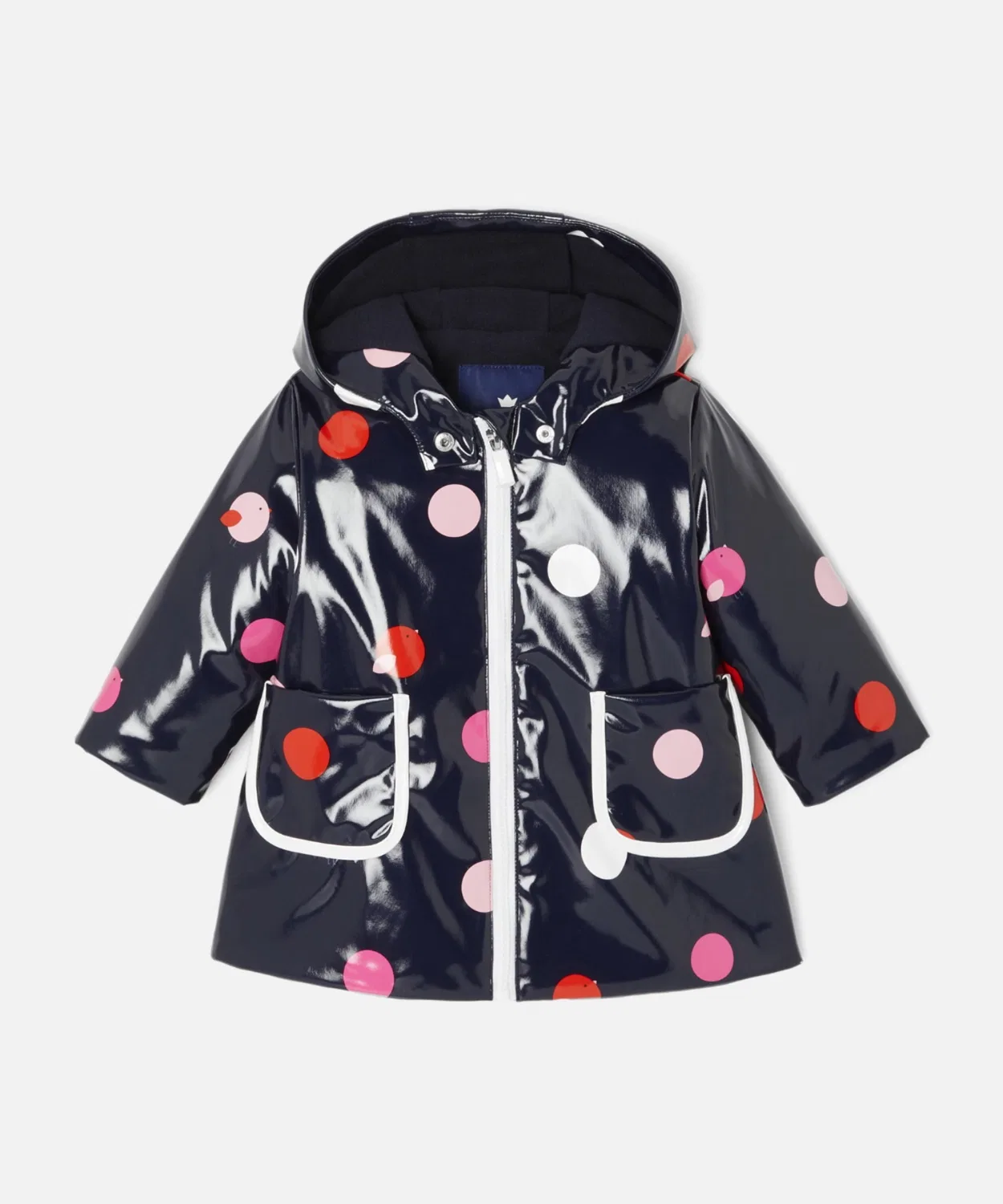 Куртка водонепроницаемая Jacquard Essentiels с капюшоном, тёмно-синяя