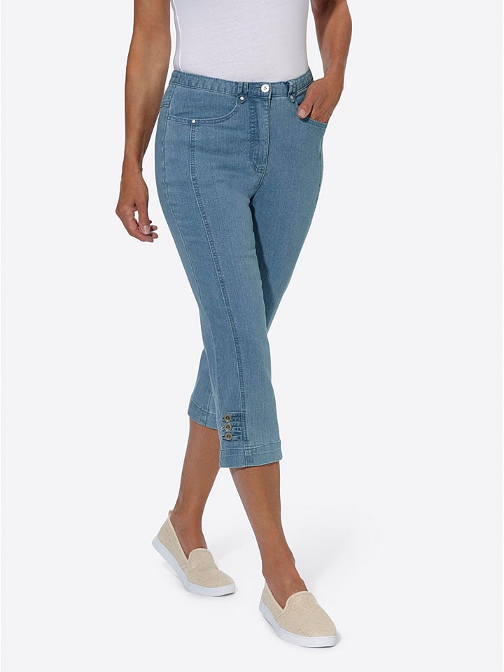 

Джинсы капри синего цвета WITT WEIDEN