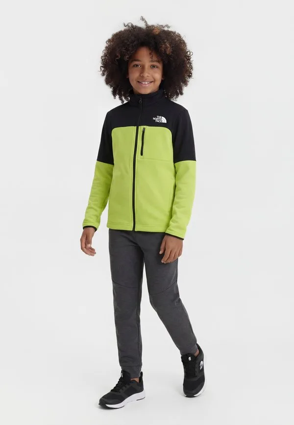 Походная флисовая куртка-средний слой, The North Face, Black/Fizz Lime