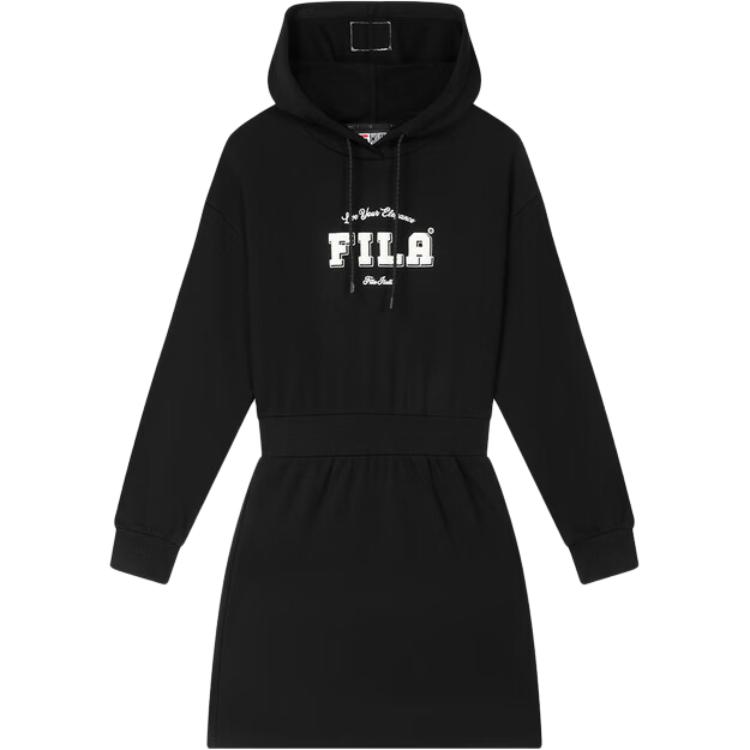 

FILA Женское платье с длинными рукавами Jet Black