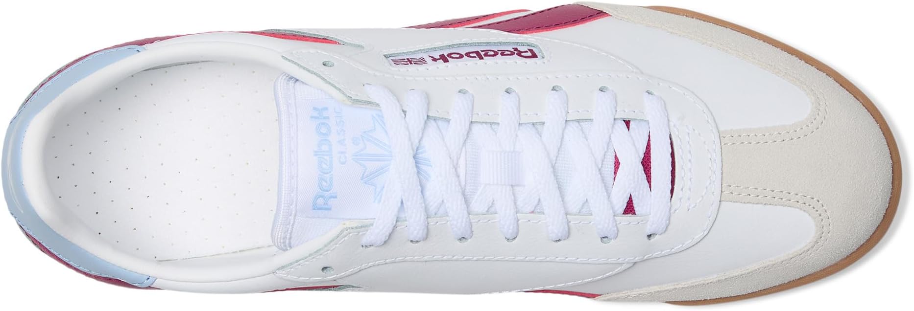 Кроссовки Reebok Lifestyle Campio XT, цвет White/Very Berry/Y2K Blue — фото 2