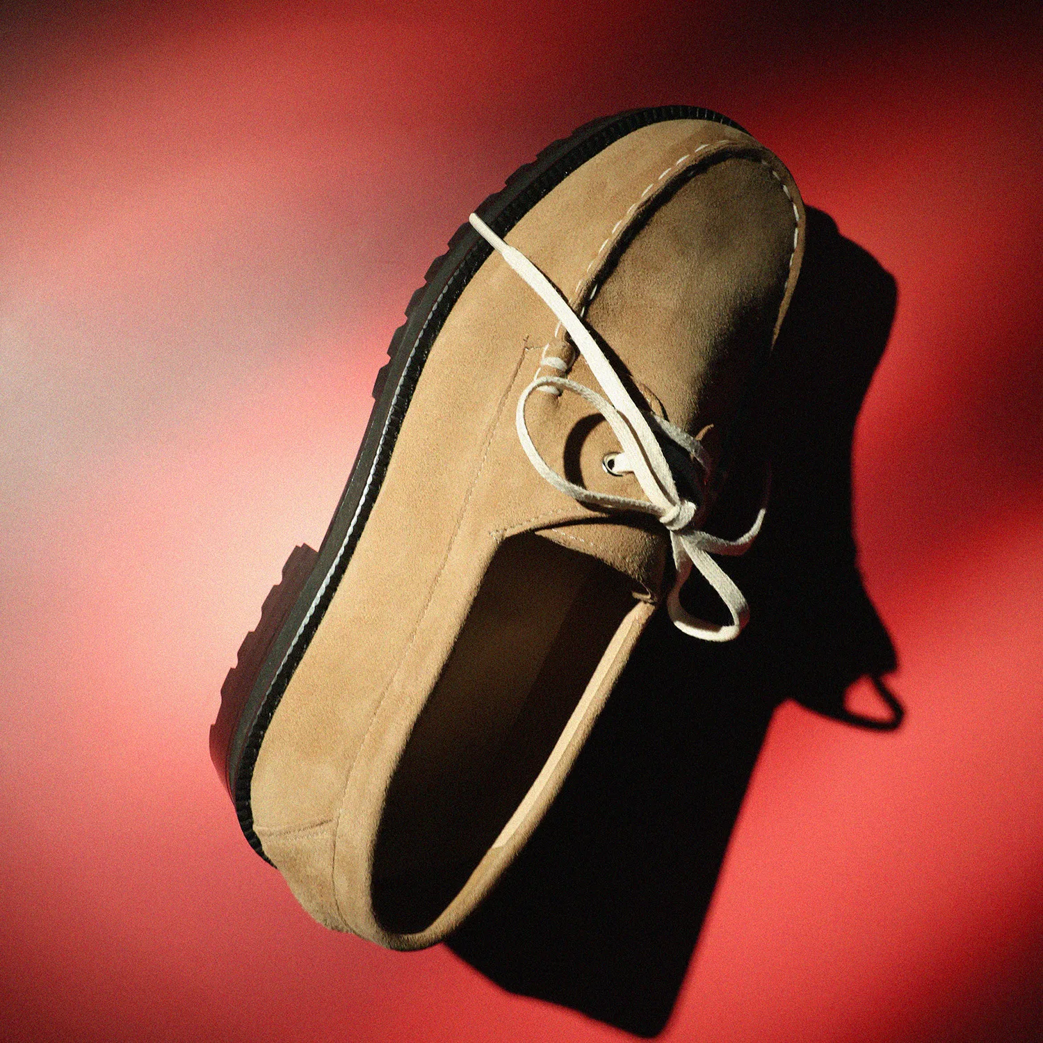 Мужские лоферы Standard Casual Sole Boat Shoes 5099 из замши, пепельно-бежевые, от Firenze.A — фото 2