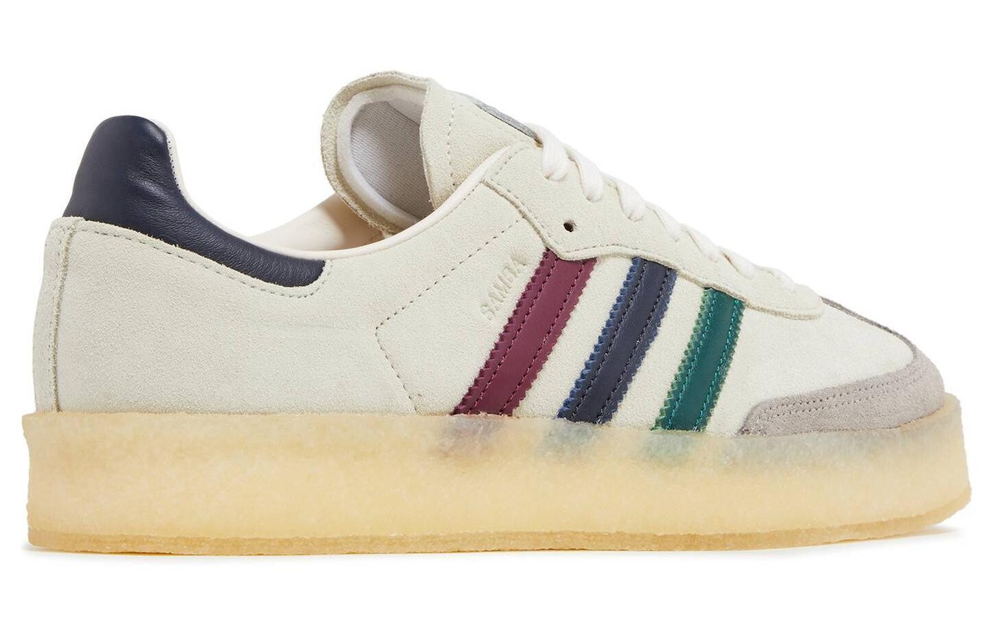 Мужские кроссовки для скейтбординга adidas originals Samba Series, White/Gray — фото 4
