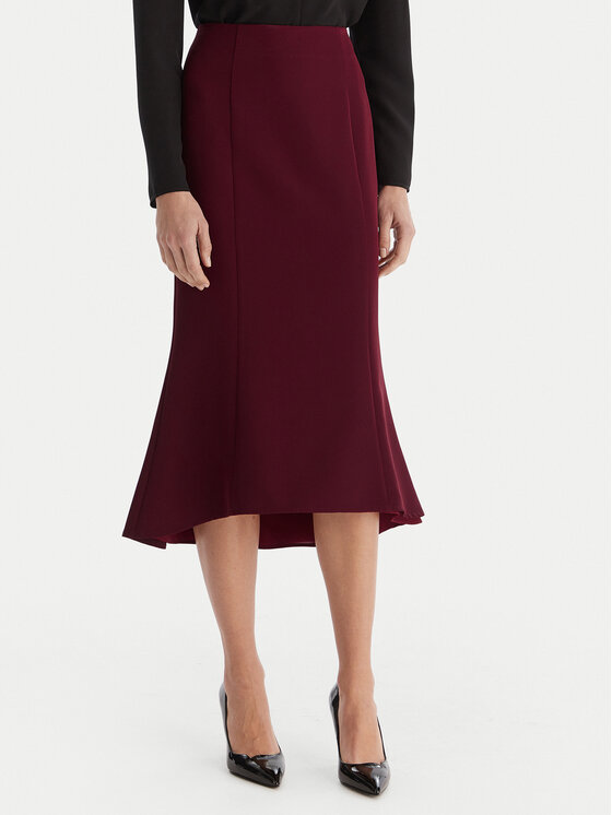 

Юбка миди regular fit 54-6027-168 Access Fashion, красный