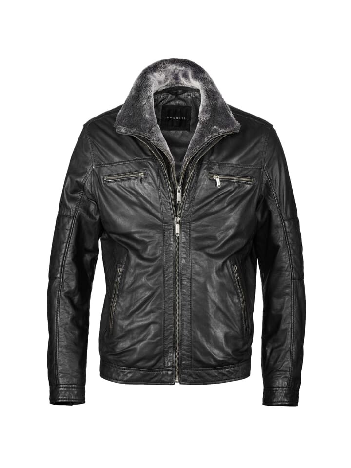 

Кожаная куртка Bugatti Lederjacke BUHEAVEN, черный