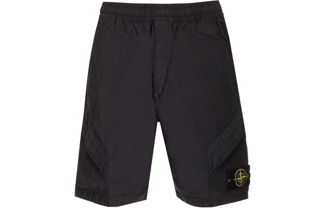 

Шорты мужские Stone Island с логотипом, черный