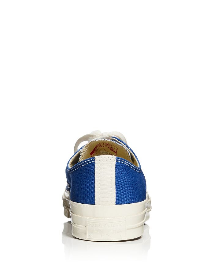 Кроссовки унисекс Comme Des Garcons PLAY x Converse Chuck Taylor на шнуровке, синий — фото 3