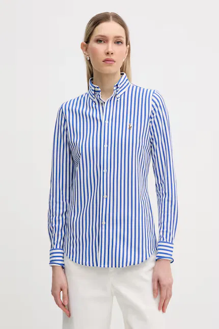 Рубашка женская в полоску Polo Ralph Lauren, синий