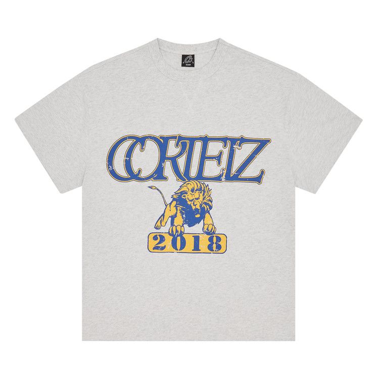 

Футболка Corteiz Lion Boxy Heavyweight Tee, Light Heather