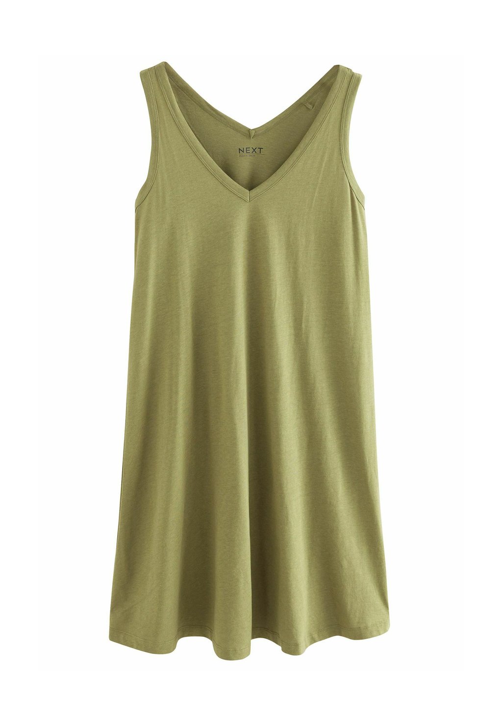 

Платье из джерси REGULAR FIT SLEEVELESS V NECK SLOUCH Next, зеленый