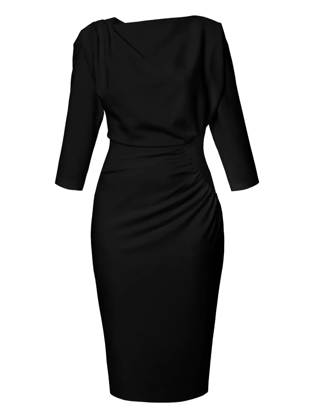 

Платье Hannah с оборками Amalin, черный