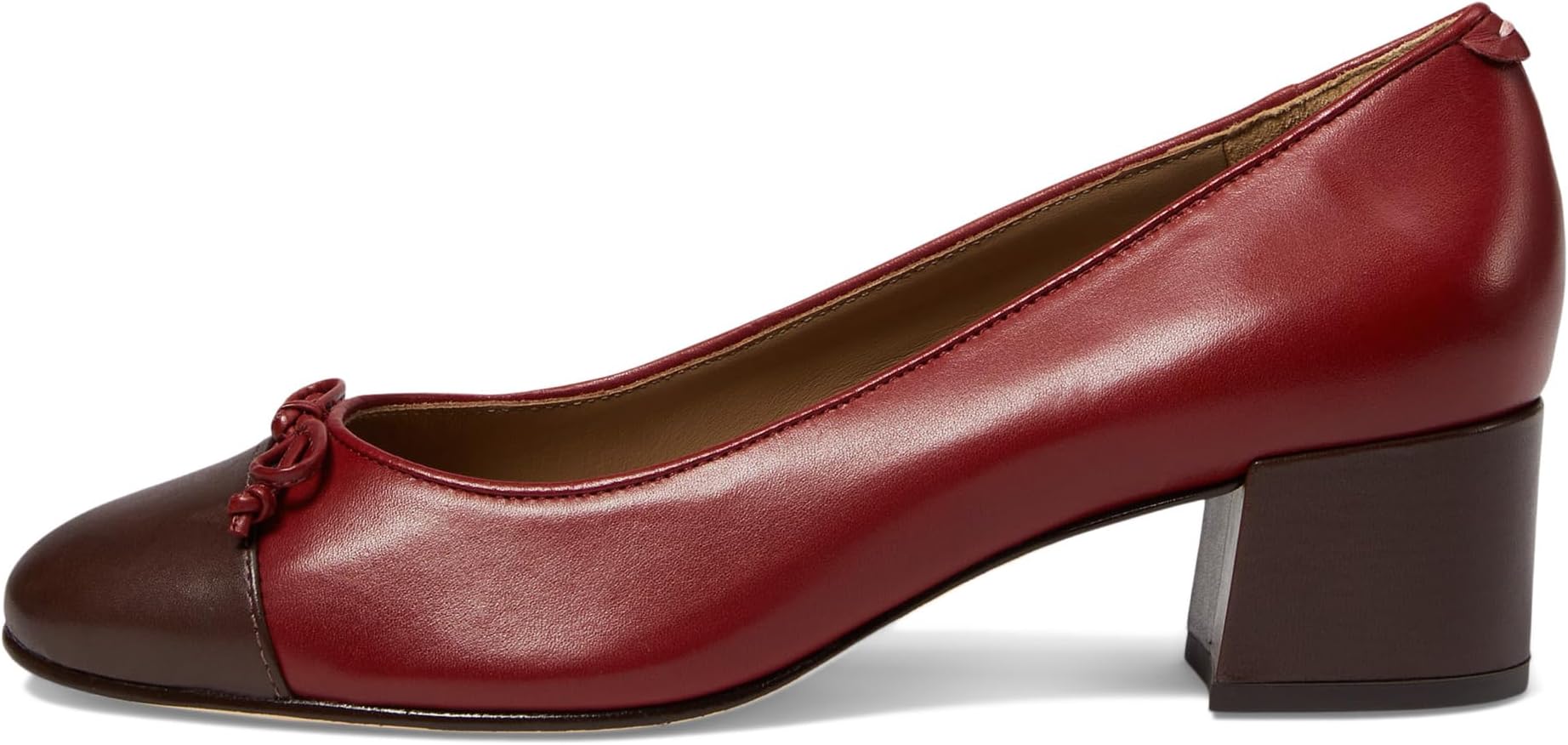 Туфли Bernardo Marisol, цвет Dark Red/Chocolate — фото 4