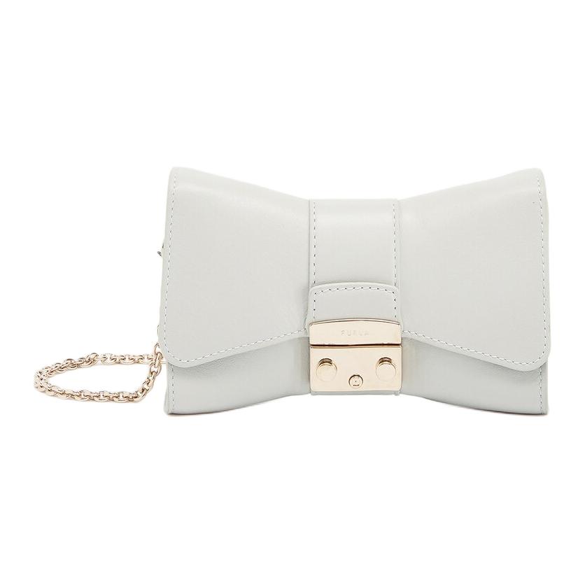 

Furla Метрополис коллекция кожаная сумка кроссбодди мини женская зефирно-белая