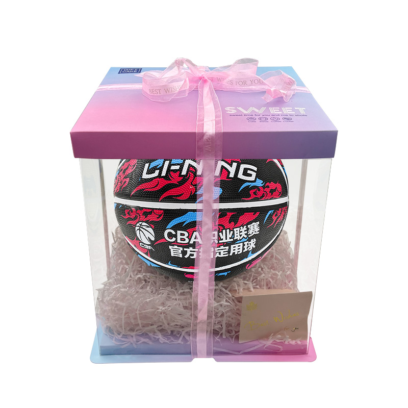 

LINING Резиновый баскетбольный мяч black blue red размер 7 для тренировок и соревнований