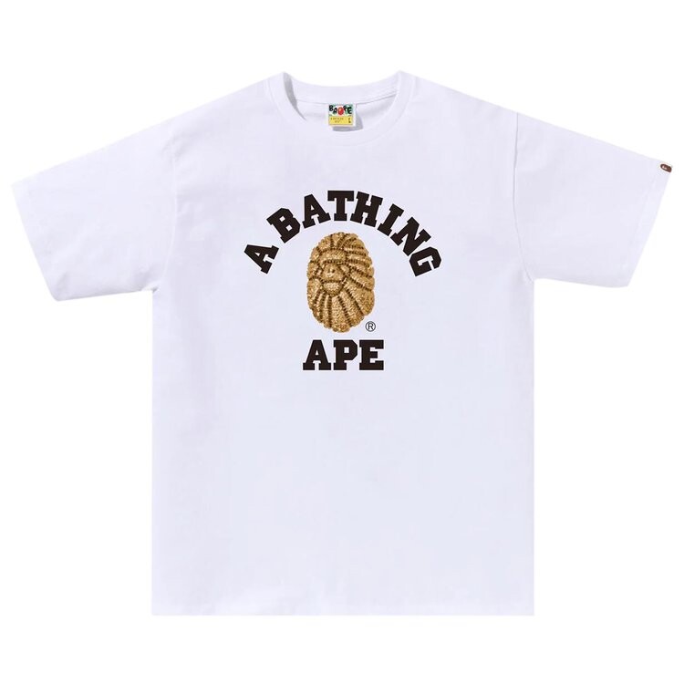 

Футболка BAPE Jewels College 'White', белый