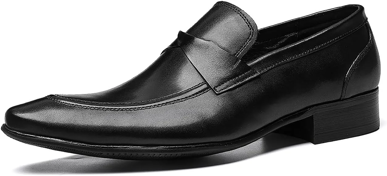 

Мужские лоферы Santimon, повседневные и нарядные, с кисточками, без шнурков, модные, для смокинга, свадебные мокасины, из натуральной кожи, формальные бизнес-лоферы, удобная обувь для мужчин, черный
