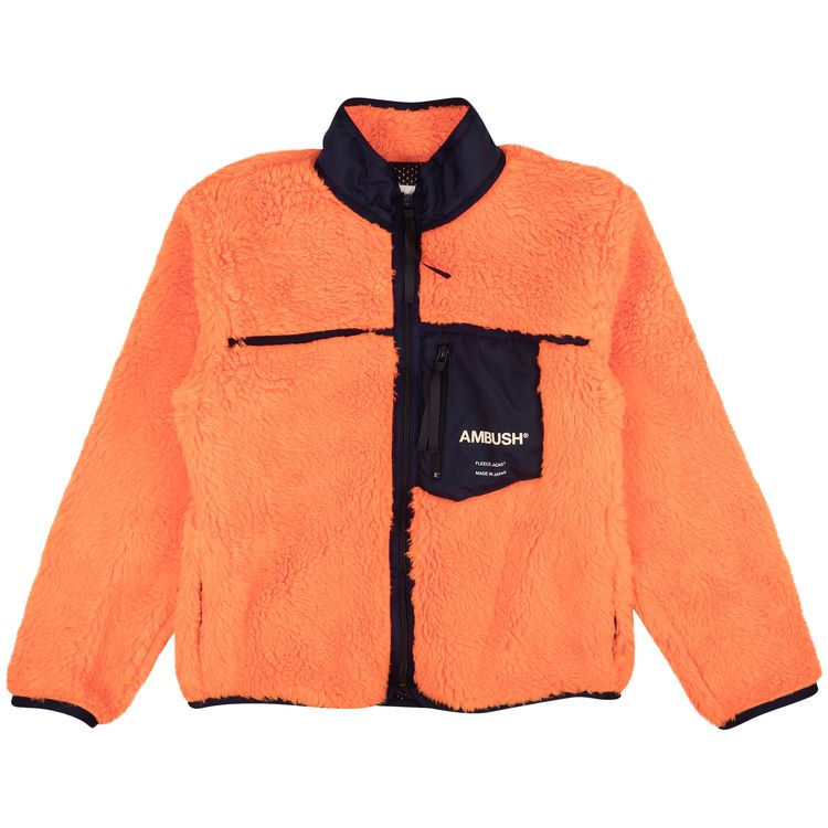 

Куртка Ambush Trim New Fleece Logo Jacket Orange, оранжевый