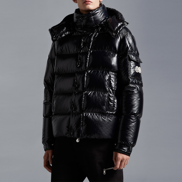 Maya 70-я годовщина специальное издание короткая пуховая куртка черный Moncler — фото 4